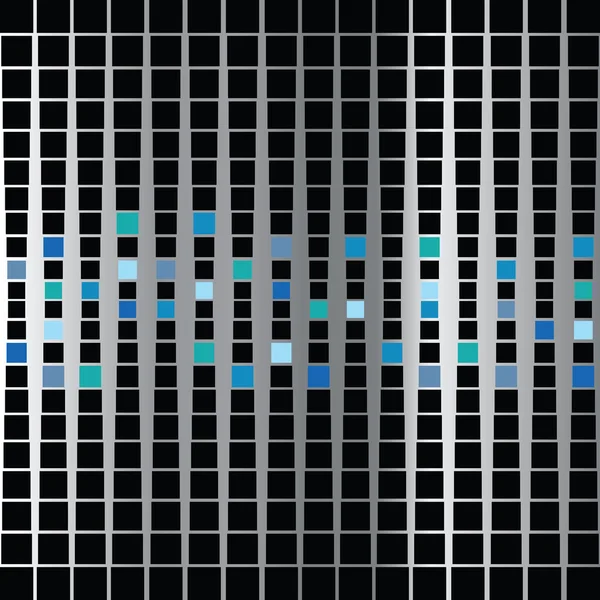 Abstract mosaic with black and blue pieces — Stock Photo, Image
