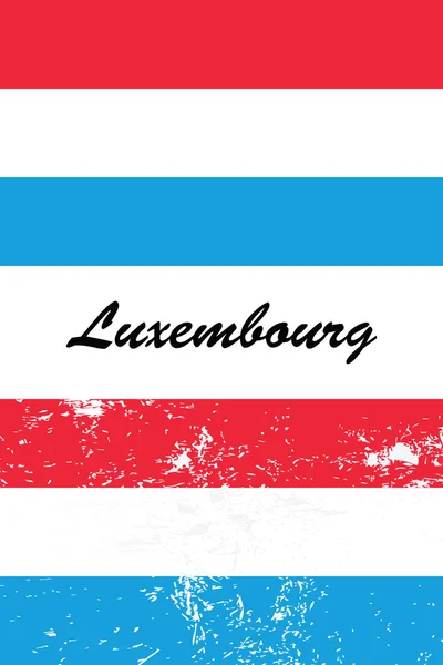 Σημαία Λουξεμβούργου — Φωτογραφία Αρχείου