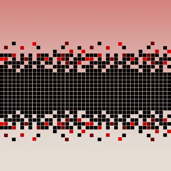 Streszczenie tło z mozaiki w odcieniach czerwieni — Zdjęcie stockowe