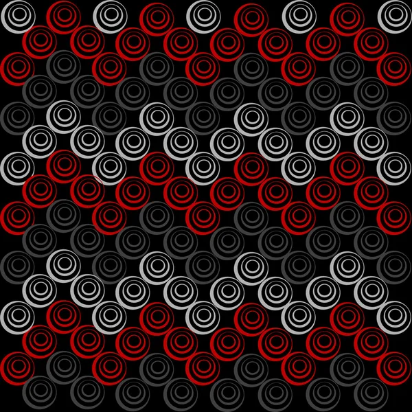 Фон з сірими і червоними колами — стокове фото