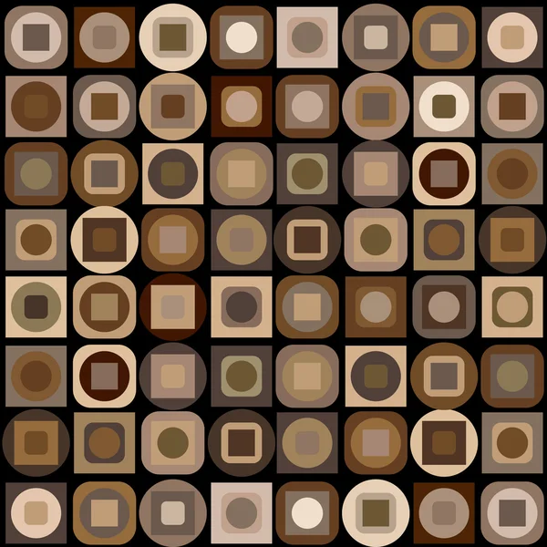 Forme geometriche marroni — Foto Stock