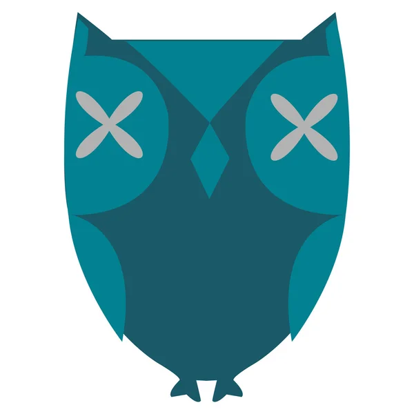 Blue owl — Stock Photo, Image