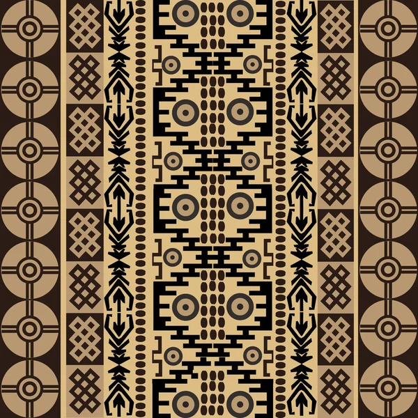 Ethnisch afrikanische Symbole, Textur mit traditionellen Ornamenten — Stockfoto
