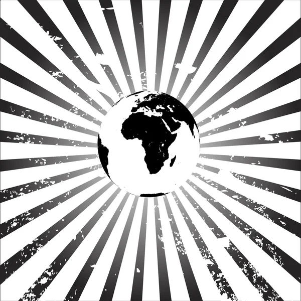 Grunge arka plan ile dünya — Stok fotoğraf