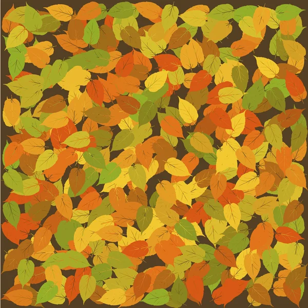 Sin costuras con hojas en colores otoñales — Foto de Stock