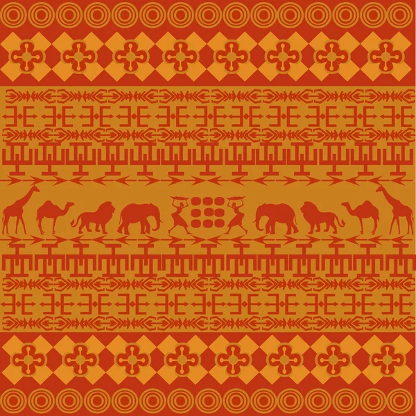 Orange-afrikanische Textur — Stockfoto