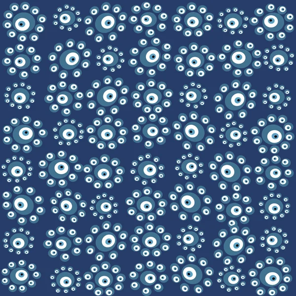 Sfondo blu con cerchi blu — Foto Stock