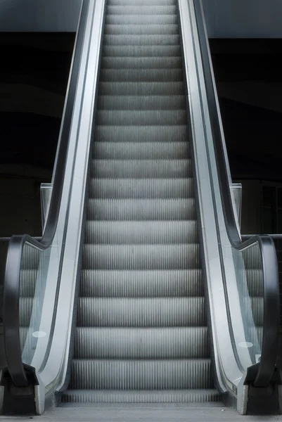 Escalator. Stairway to your carrier — Stock Photo, Image