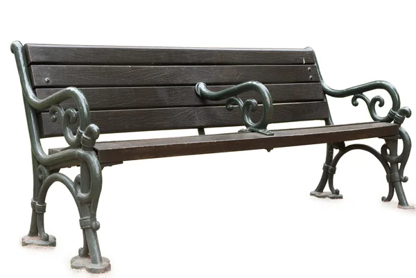 Park Wooden Bench — Stock Photo, Image