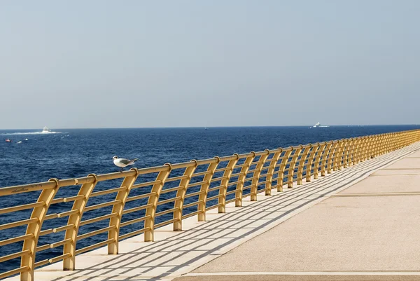 stock image Perspective view of a pier.