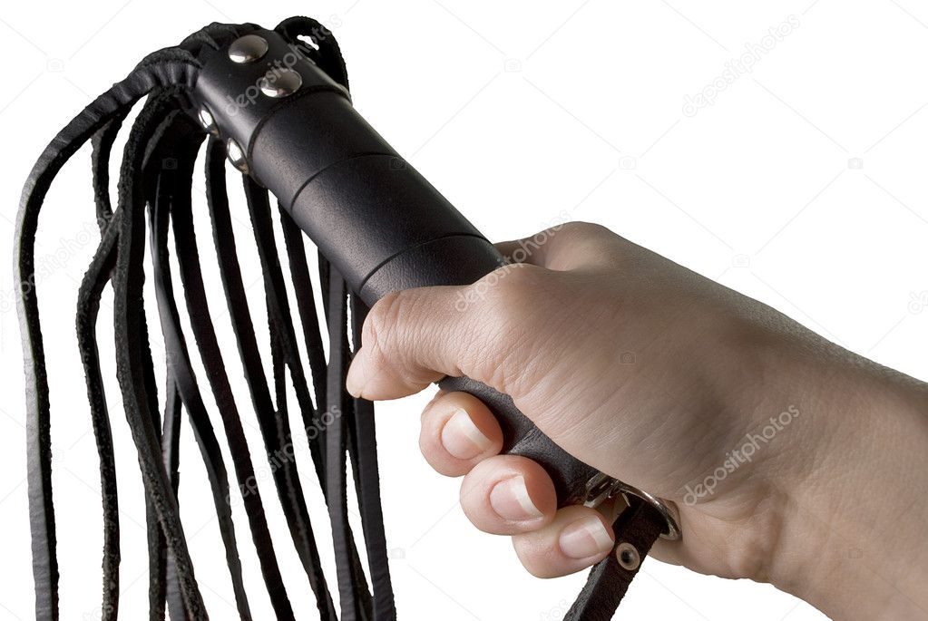 Flogging Whip in woman's hand