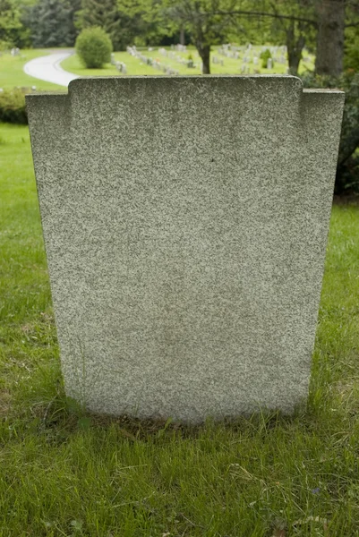 Пустий надгробок — стокове фото
