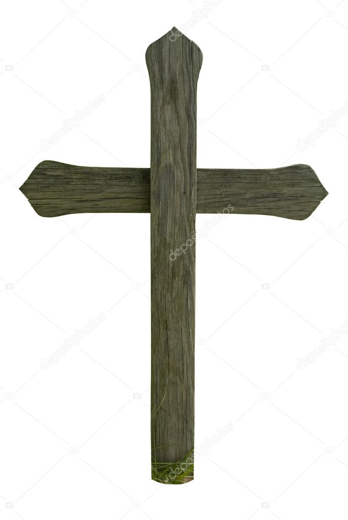 Wooden cross.