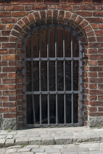 Portão de ferro medieval . — Fotografia de Stock