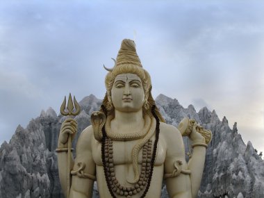 Statue of Lord Shiva clipart