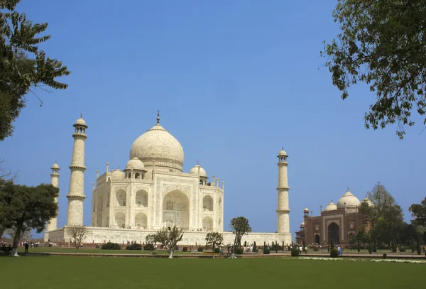 Taj Mahal i Agra, Indien — Stockfoto