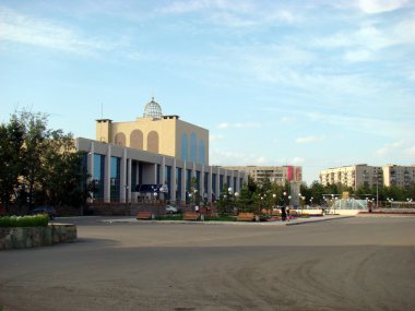 Culture House in the Pavlodar clipart