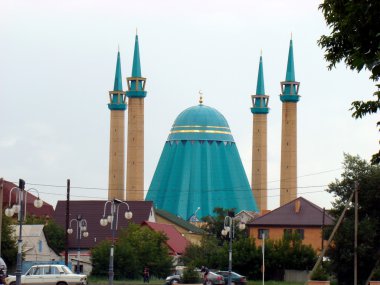 Mosque in the Pavlodar clipart