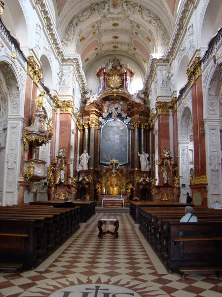 stock image The church of St. Ignazio in Prague