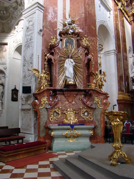 The church of St. Ignazio in Prague — Stock Photo, Image