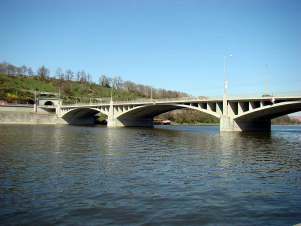 The Shtefanikuv Bridge in Prague — Stock Photo, Image