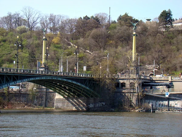 Манешувский мост в Праге — стоковое фото