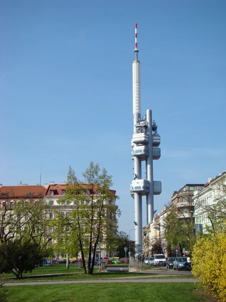 Fernsehturm von Zizkov. Stockbild