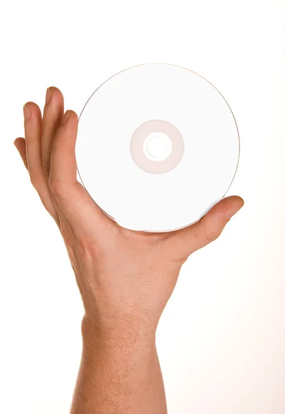 stock image Compact disc in hand