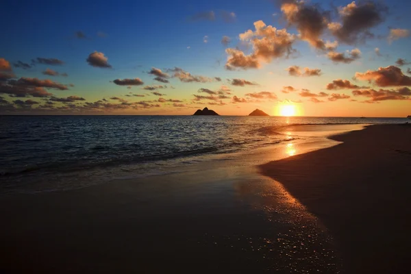 Pacific sunrise at lanikai — Stock Photo, Image