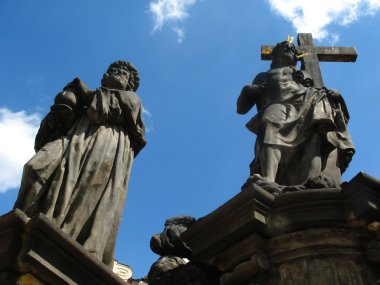 skulpture karlov Köprüsü'nde