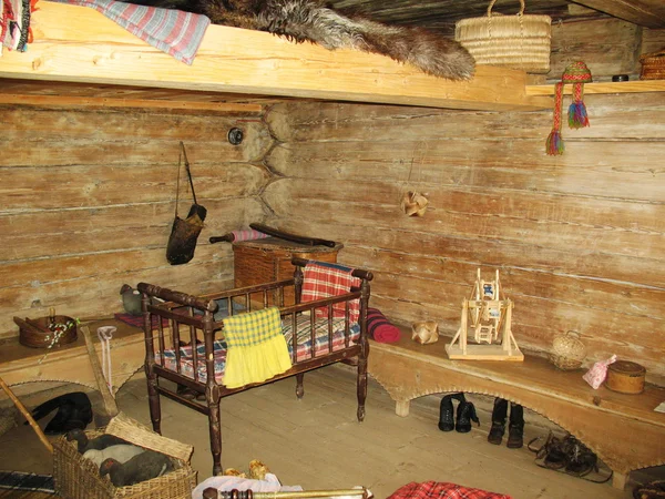 Schlafzimmer im alten Landkreis — Stockfoto
