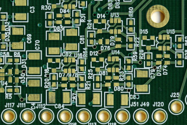 Printed circuit board fragment