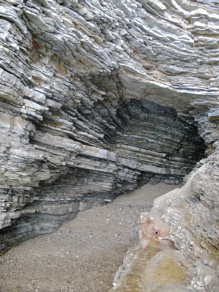 层状的岩 — 图库照片