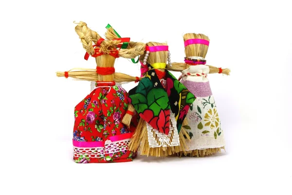 Bambole di carnevale di festa slave — Foto Stock