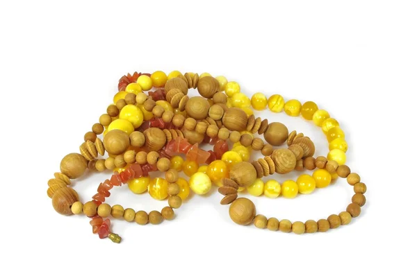 Lot of different beads — Stock Photo, Image