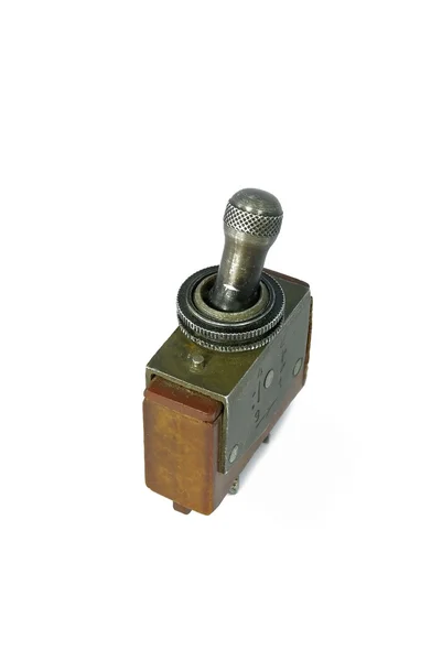 Old sovjet military toggle switch — Stock Photo, Image