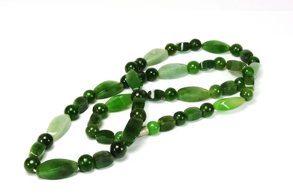 Jade beads — Stock Photo, Image