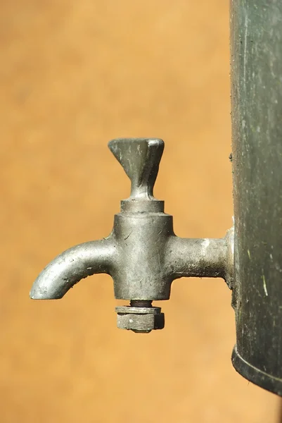 stock image Old silumin water tap