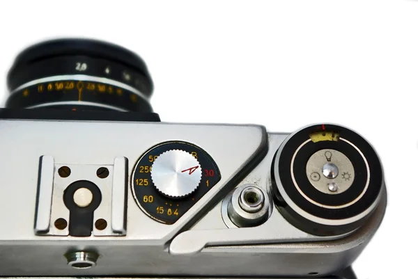 Old 35mm photo camera — Stock Photo, Image