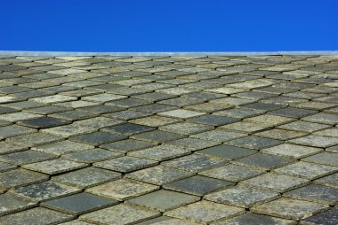 Roof made of slate clipart