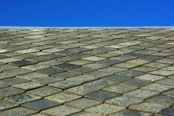 Dach aus Schiefer — Stockfoto