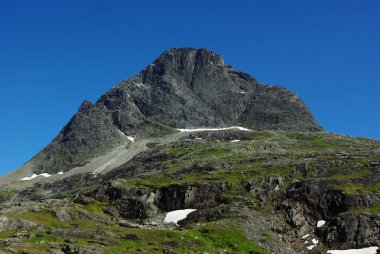 Norveç 'teki dağ gölü