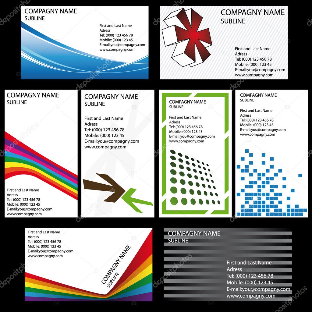 Business cards templates