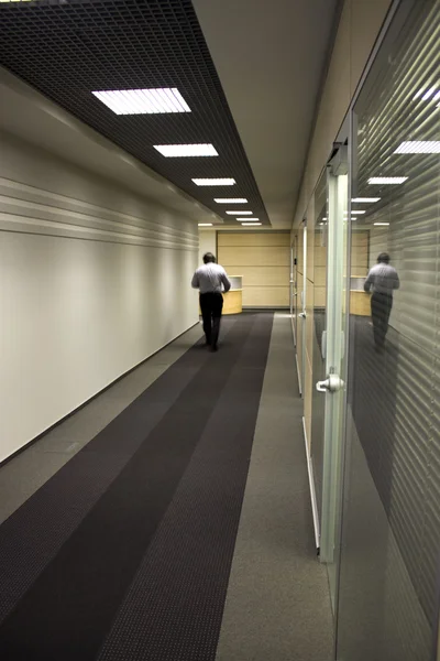 Biuro korytarza — Zdjęcie stockowe