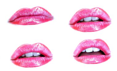 Open and Close lips clipart