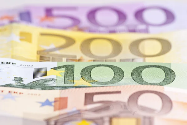 Euron pengar bakgrund — Stockfoto