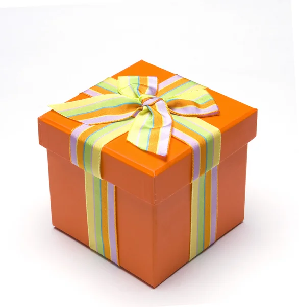 Caja de regalo roja — Foto de Stock