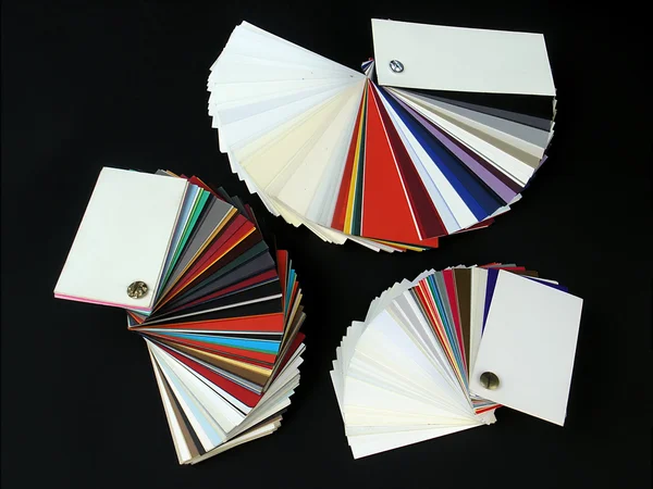 Papír mintát az üzleti kártyák — Stock Fotó