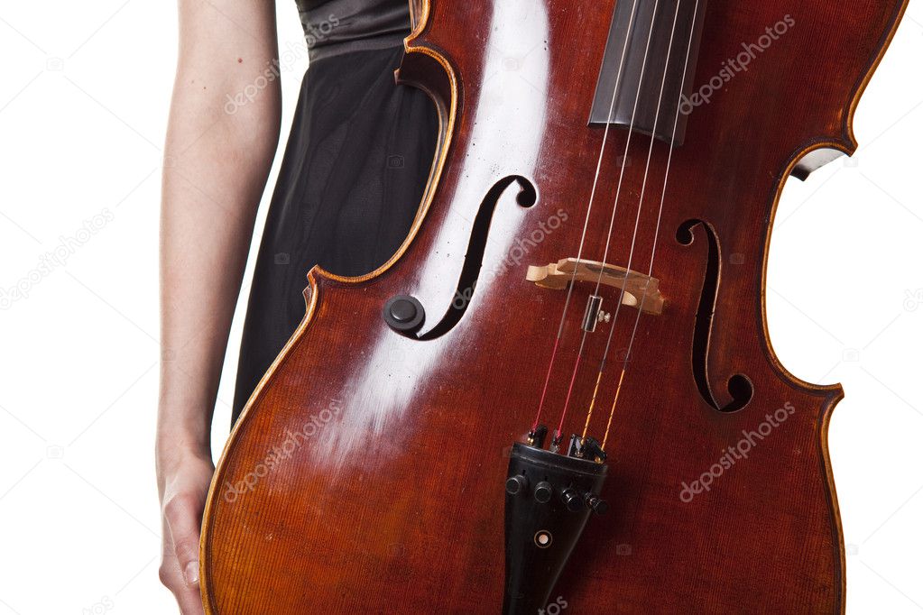 Violoncello playing