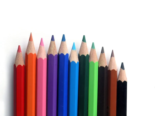 Artistieke of kinderen kleurpotloden — Stockfoto